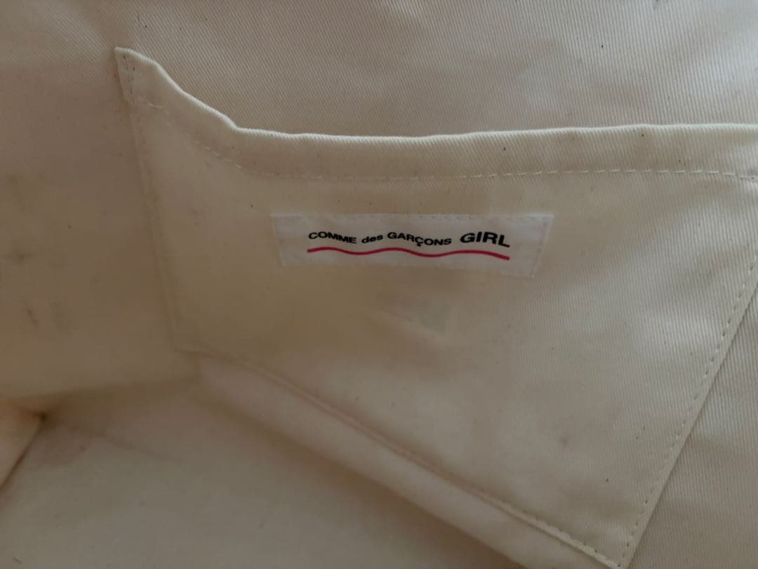 コムデギャルソンガール　PVCバック2/23まで