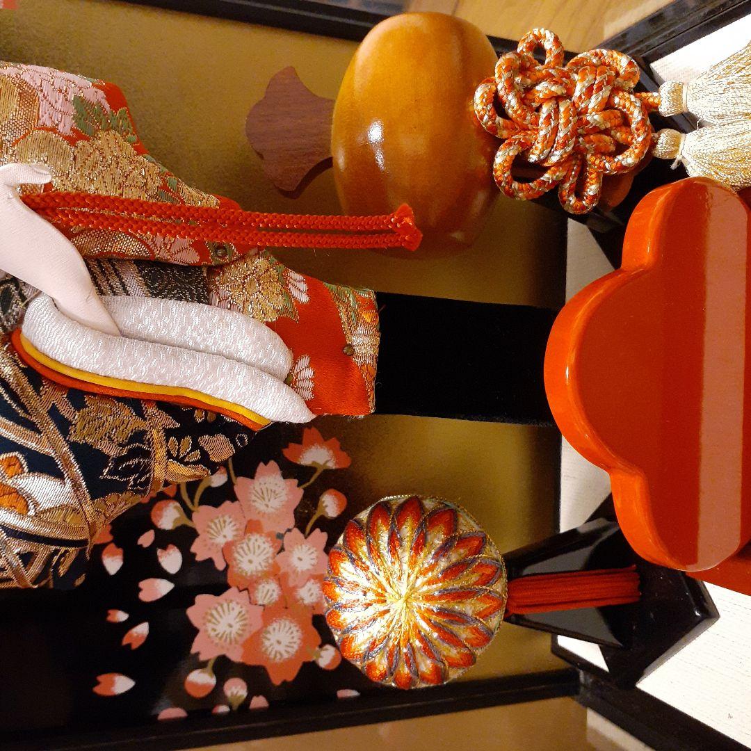 羽子板人形 ガラスケース入り 約64m