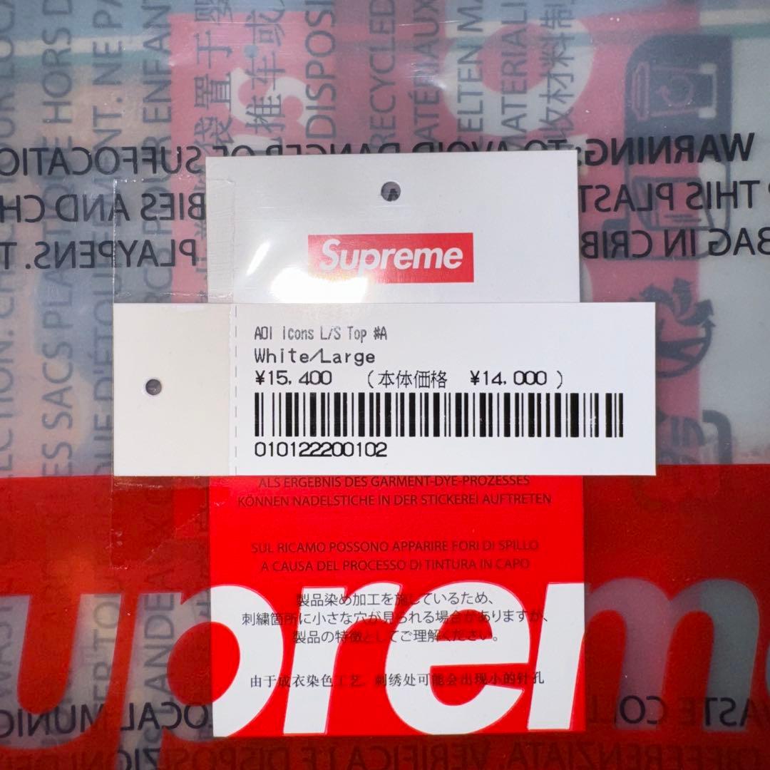【L】Supreme AOI Icons L/S Top