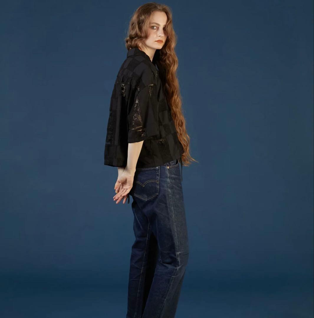 あと1週間 最終値下げ‼️crinklecrinklecrinkle半袖シャツ