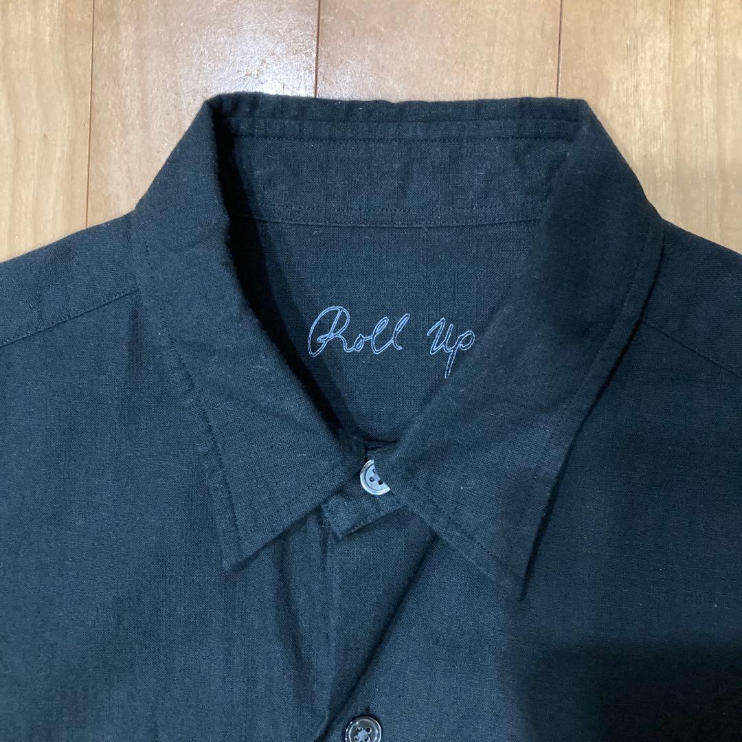 Porter Classic ロールアップシャツ ブラック S