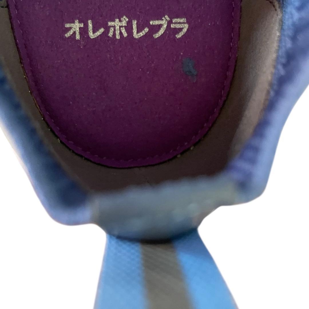 【未使用品】ALBEROBELLOブルー刺繍　スニーカー　定価29,700-