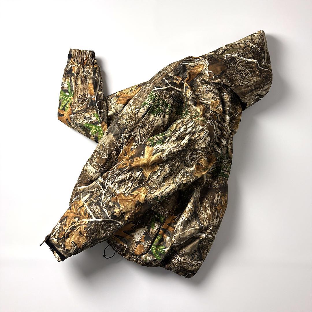 リアルツリー マウンテンパーカー M プリマロフト ドローコード 防水