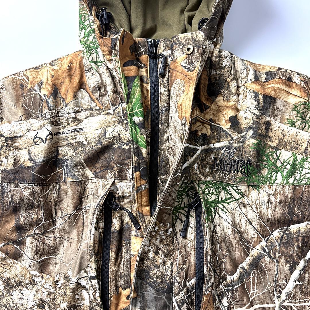 リアルツリー マウンテンパーカー M プリマロフト ドローコード 防水