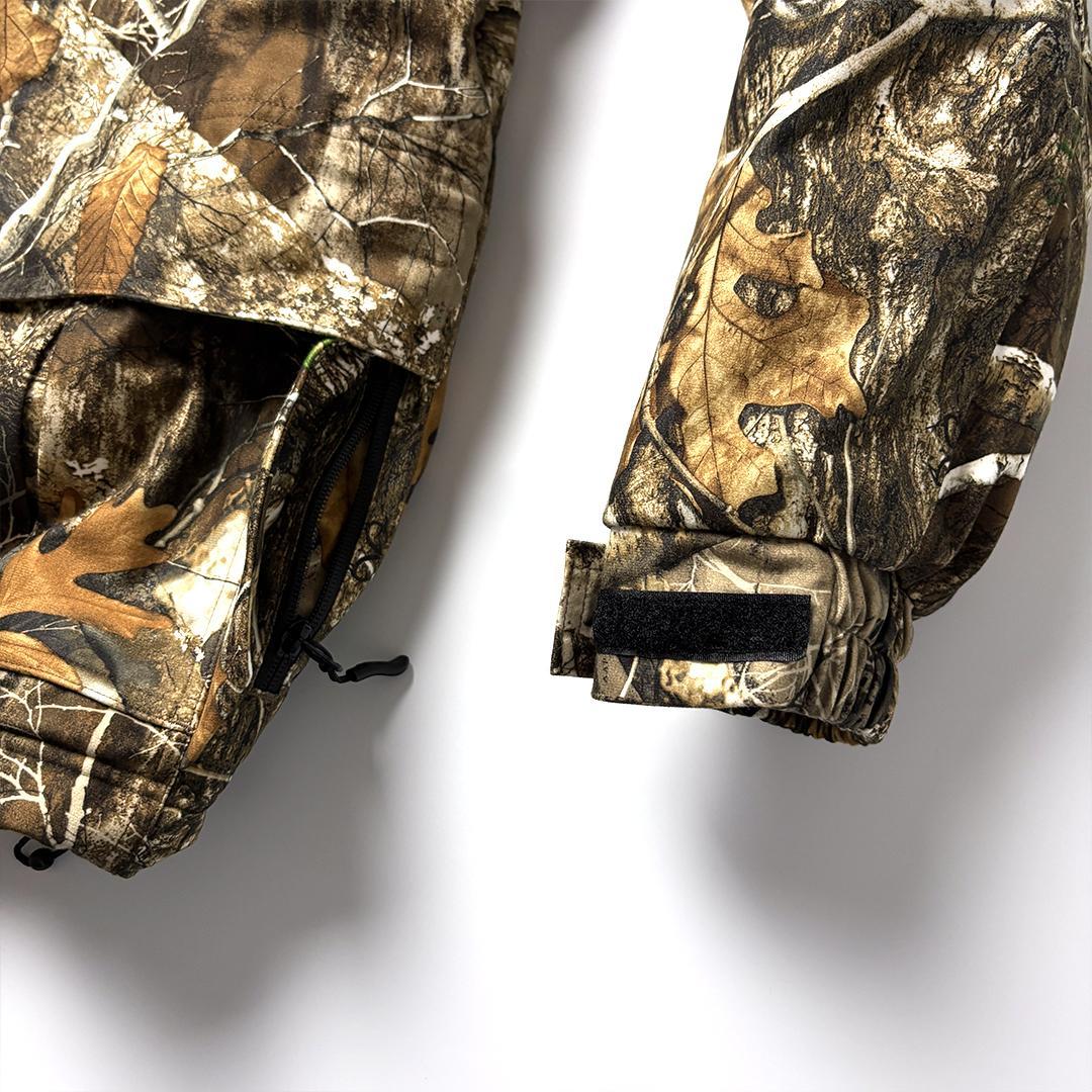 リアルツリー マウンテンパーカー M プリマロフト ドローコード 防水