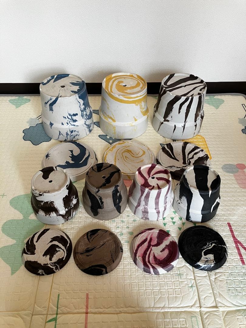 POSH LIVINGアーバン プランツポット7個セット