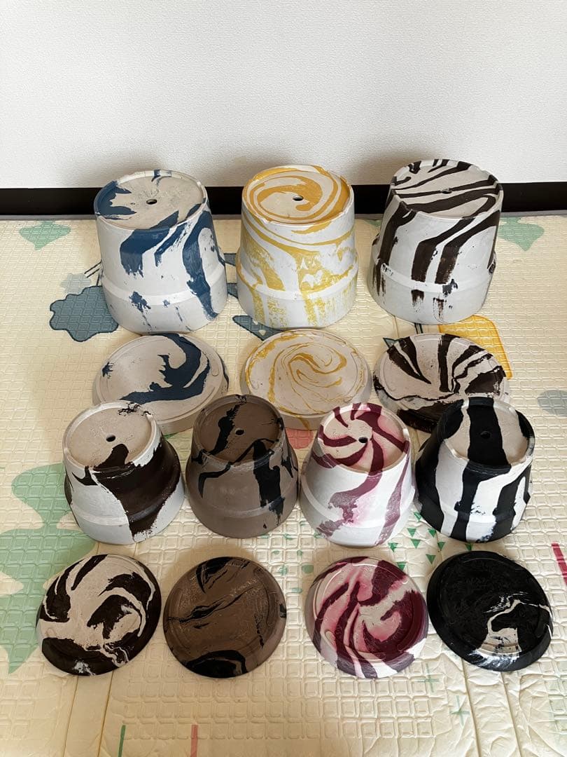 POSH LIVINGアーバン プランツポット7個セット