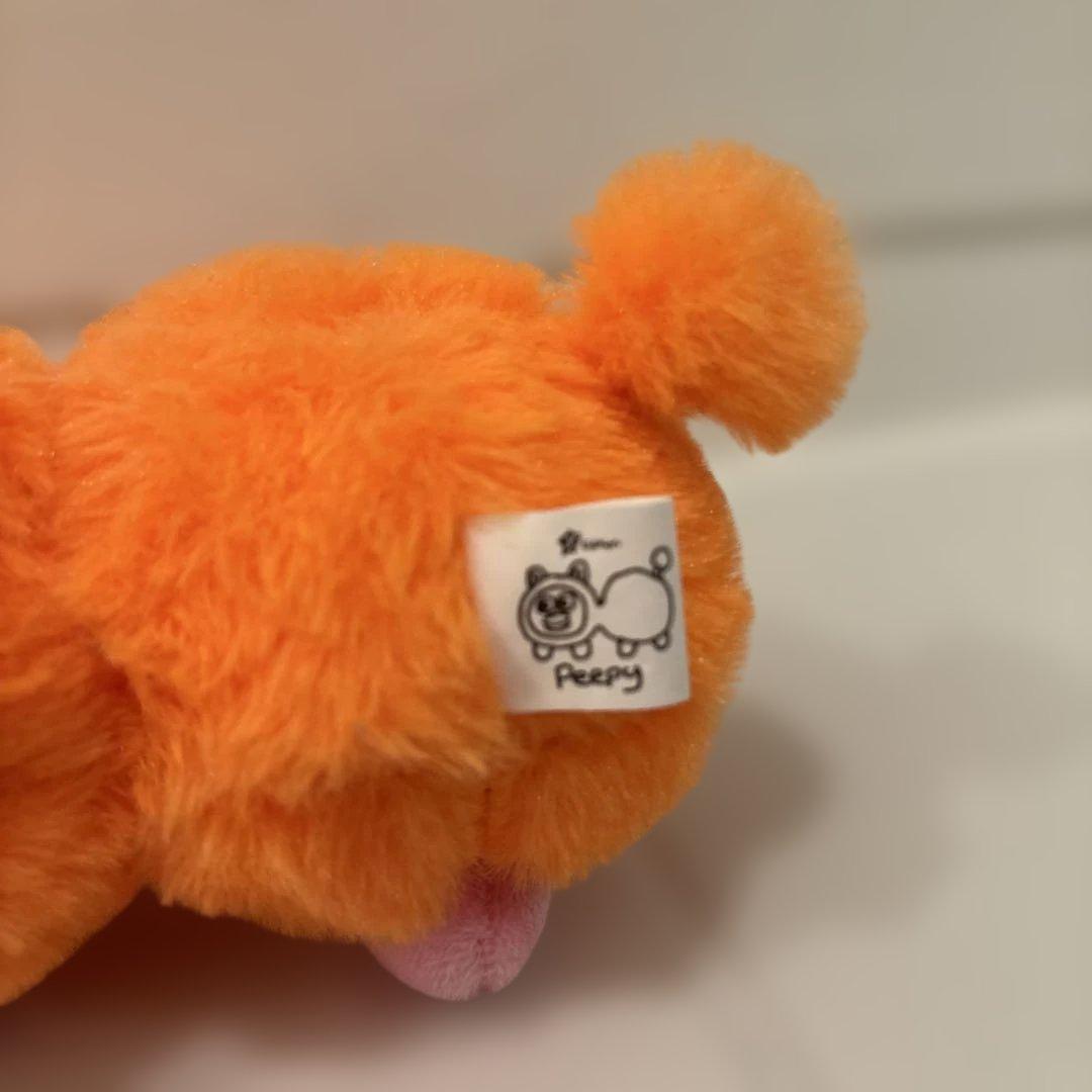 peepy ぬいぐるみ　ピーピー　Itemlabel オレンジキャット