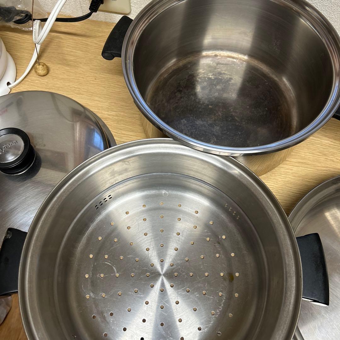 【Amway/アムウェイ】Queen まとめフライパン鍋ロングハンドル新品付き