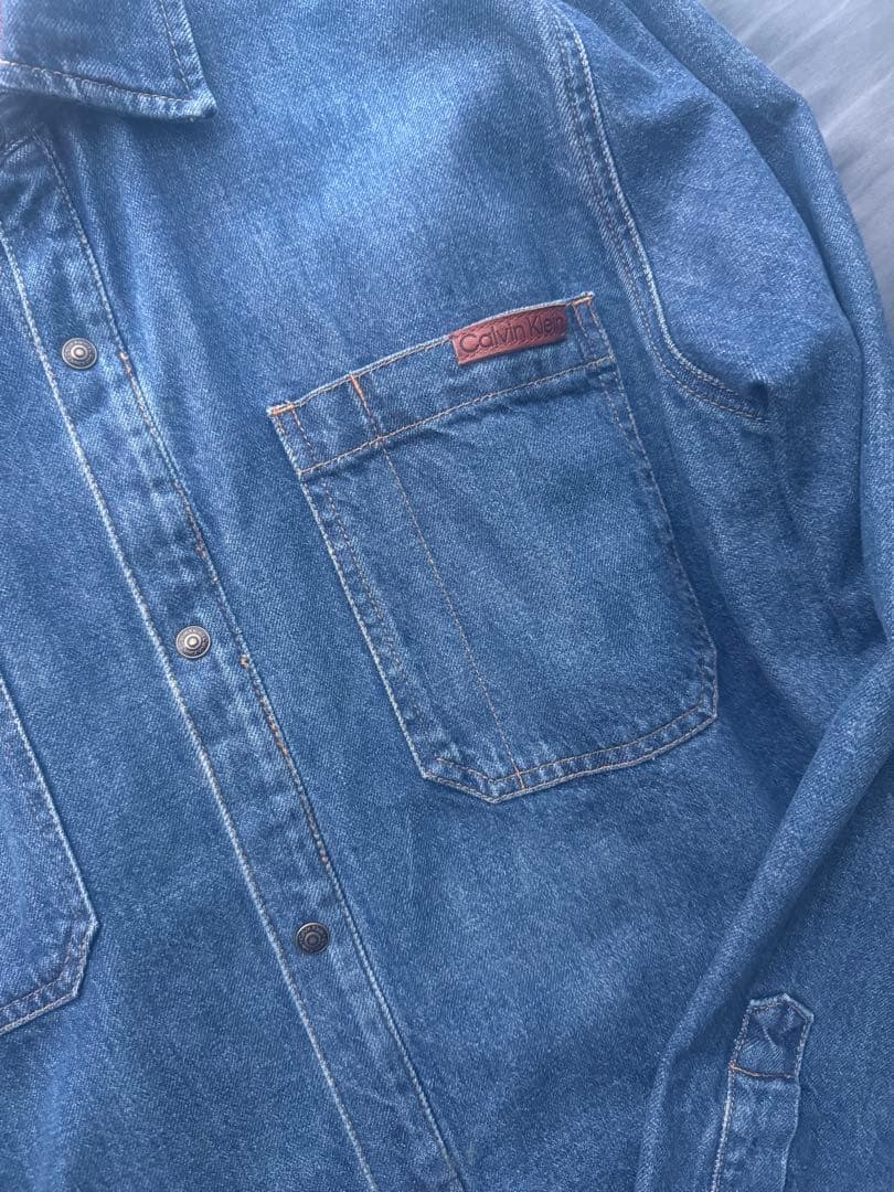  プレミアム デニム　デニムシャツ