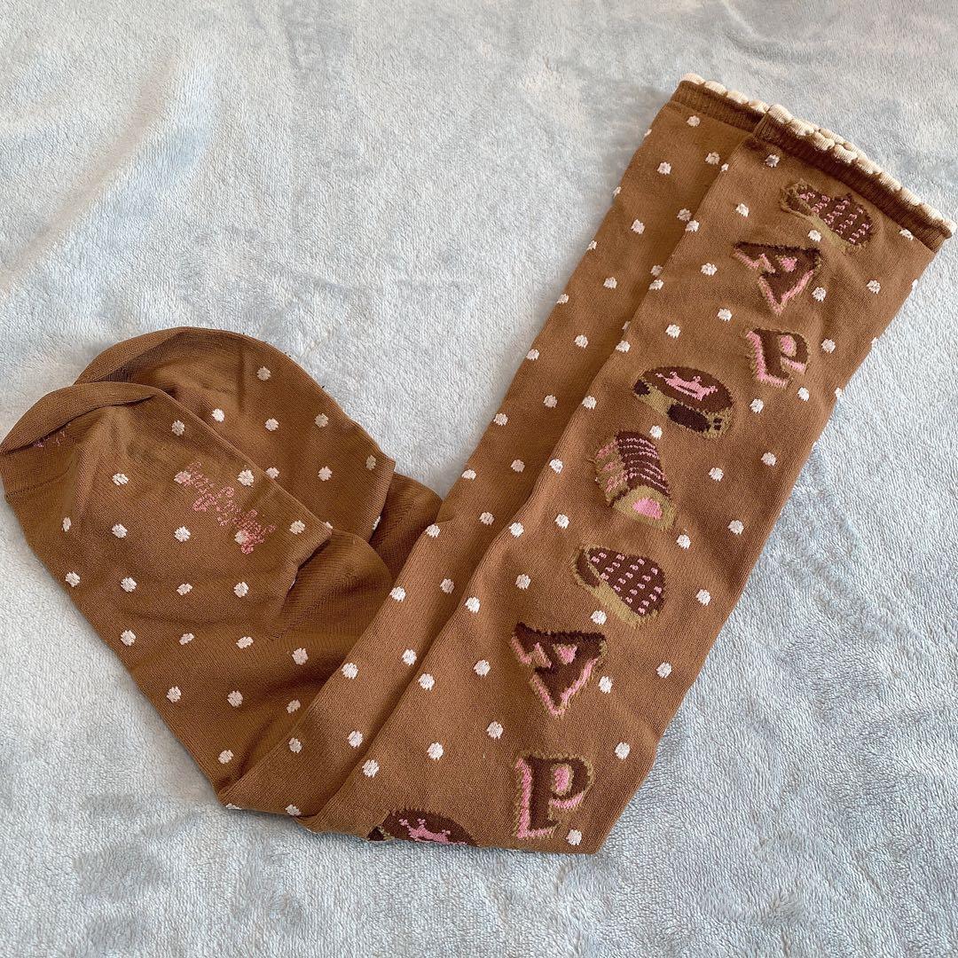 Meltyチョコレートオーバーニーブラウン