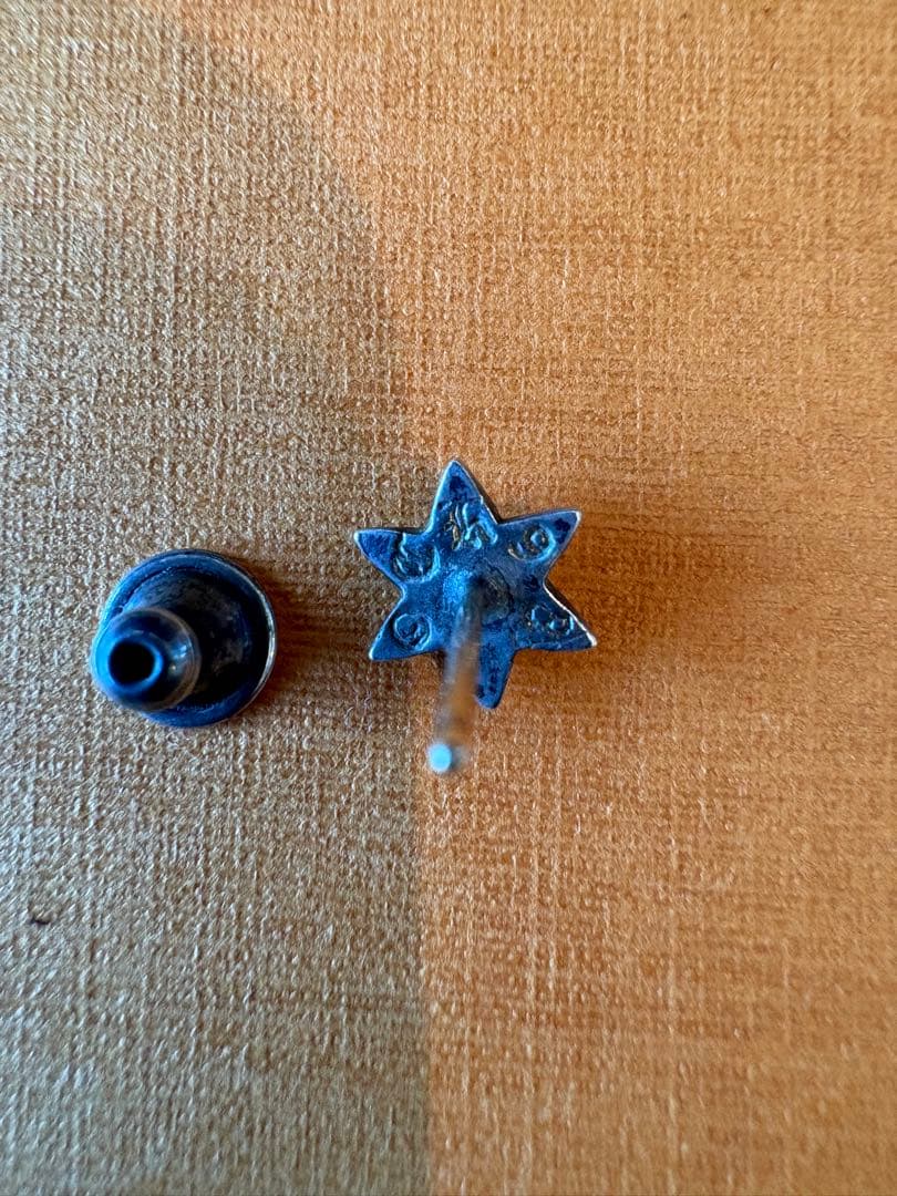 クロムハーツ　ピアス　スター