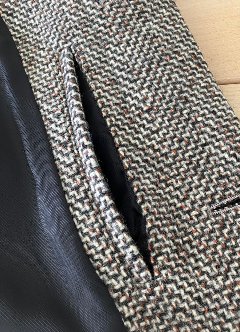 A.P.C. アーペーセー ツイードステンカラーコート(S)