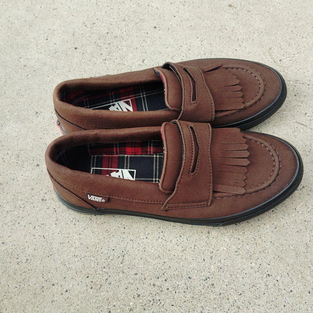 Vans fudge ローファー ブラウン