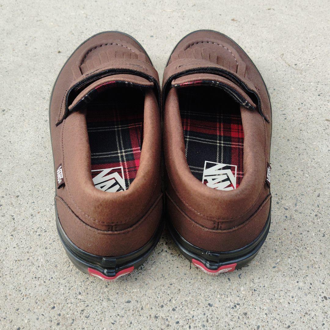 Vans fudge ローファー ブラウン