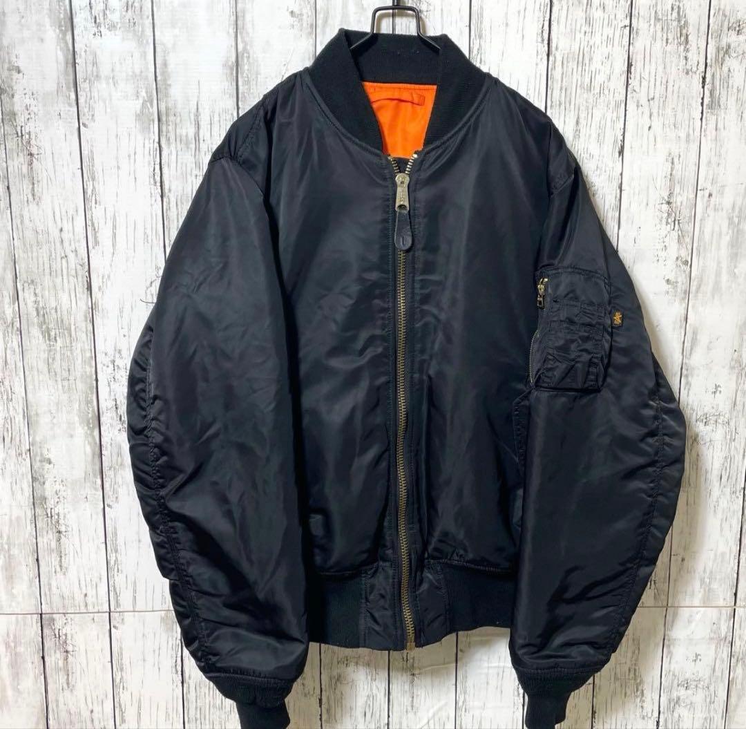 【ALPHA】 アルファ ma -1 フライトジャケット リバーシブル M