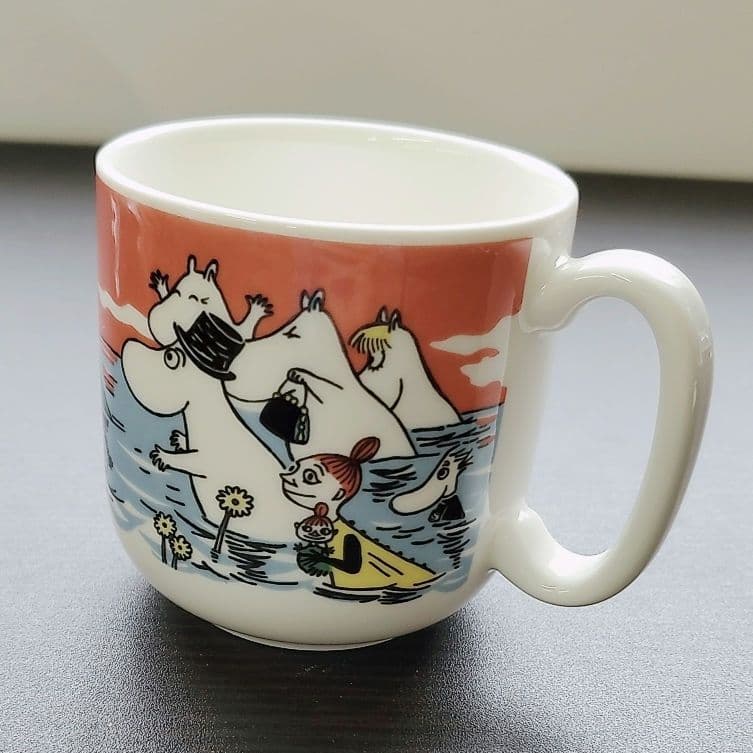 アラビア 【ムーミンチルドレンセット 】「ムーミン谷の夏まつり」 廃盤　希少