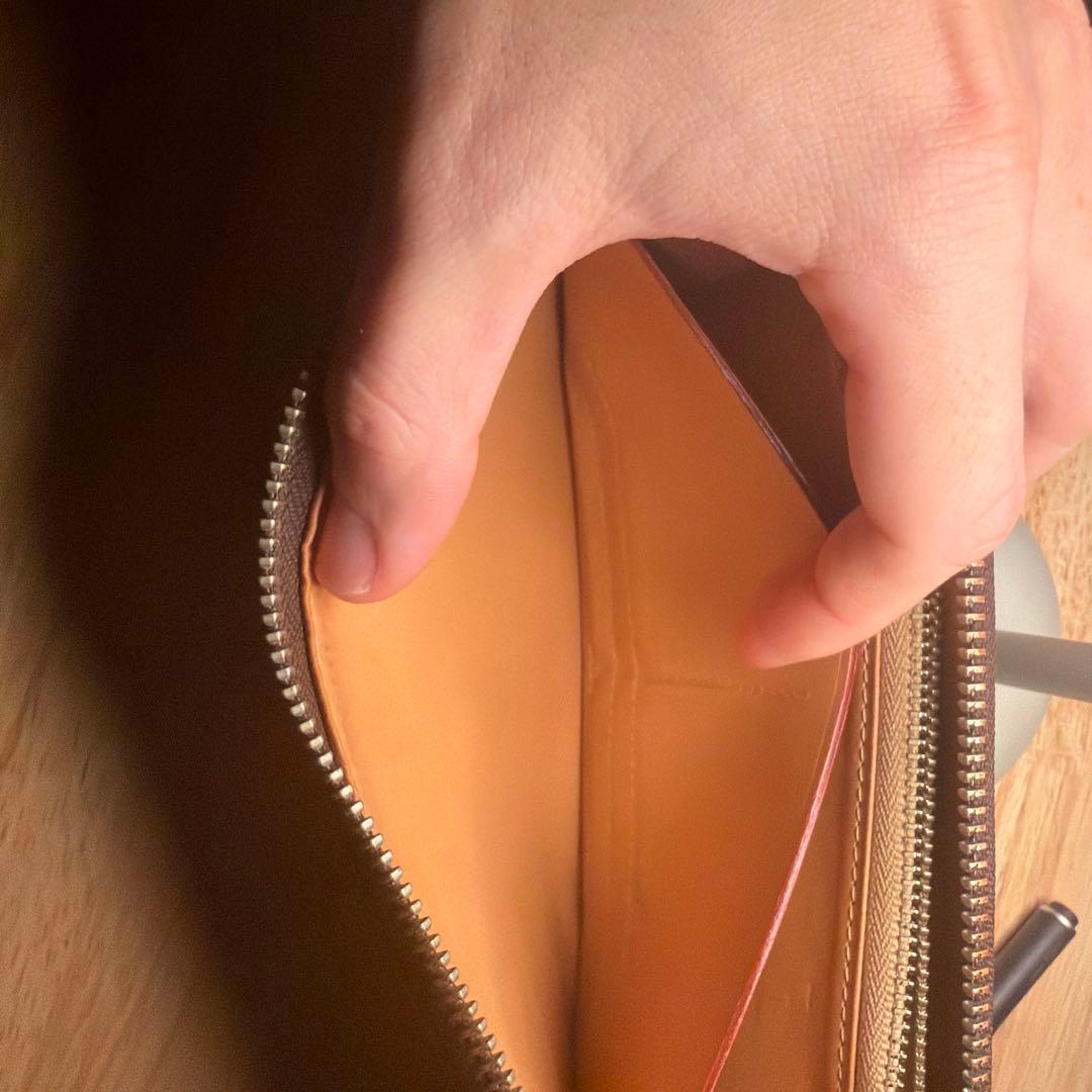 GANZO ガンゾ コードバン ラウンドファスナー 長財布 ダークブラウン