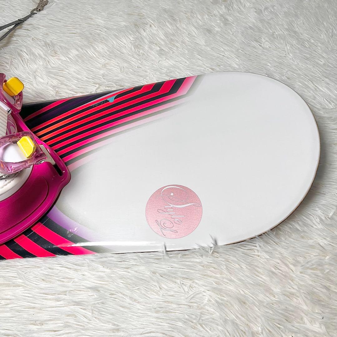 【良品】KISSMARK スノーボード 110cm ビンディング付 キッズ