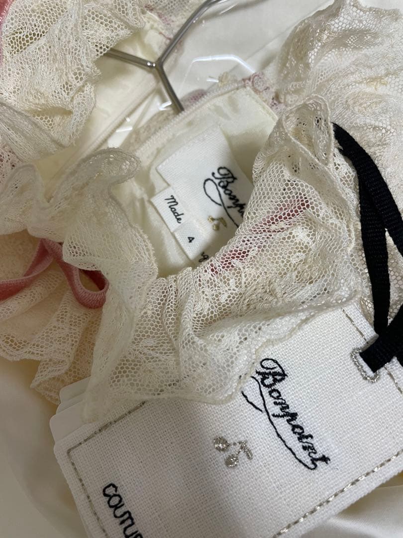 新品タグ付き♡2018aw ボンポワン　クチュールドレス4A Japanese