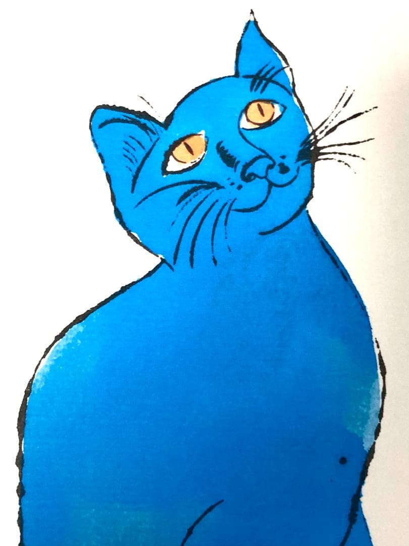 【模写】限定100部証明書 Andy Warhol One Blue Pussy