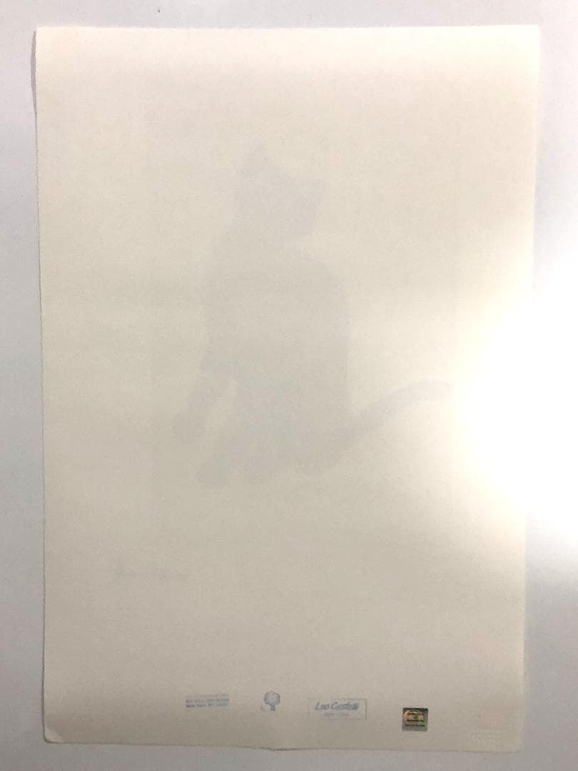 【模写】限定100部証明書 Andy Warhol One Blue Pussy