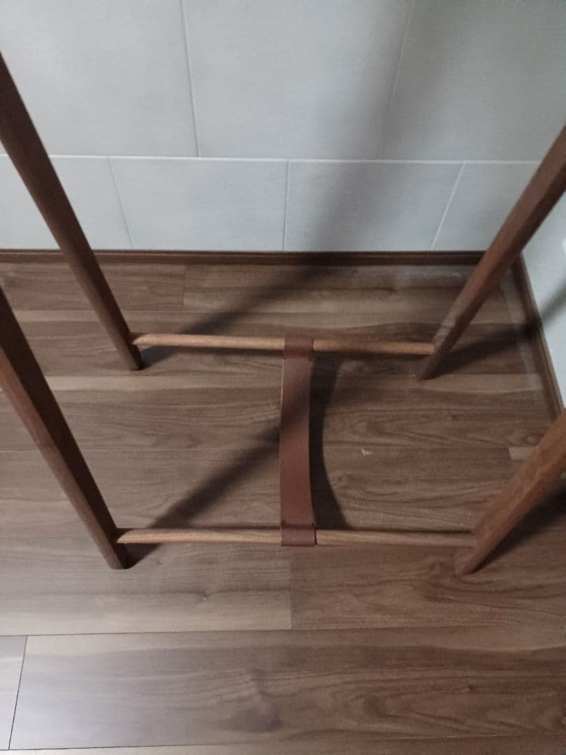 【美品】COSINE 旭川家具　折り畳みドレスラック　ウォールナット