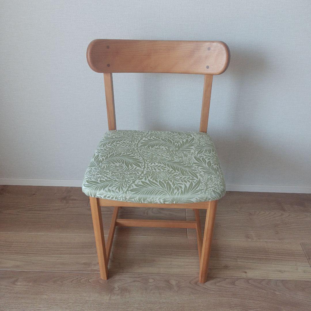 飛騨産業 チェア ウィリアム・モリス ラークスパアⅡ座面