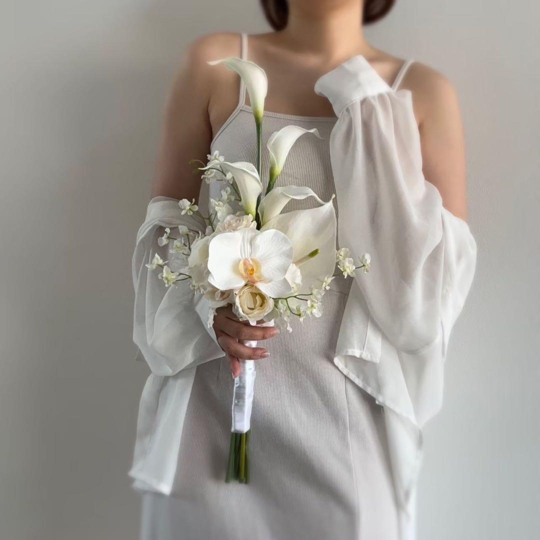 ブーケ2点 ブートニア2点セット°・*:.。.☆