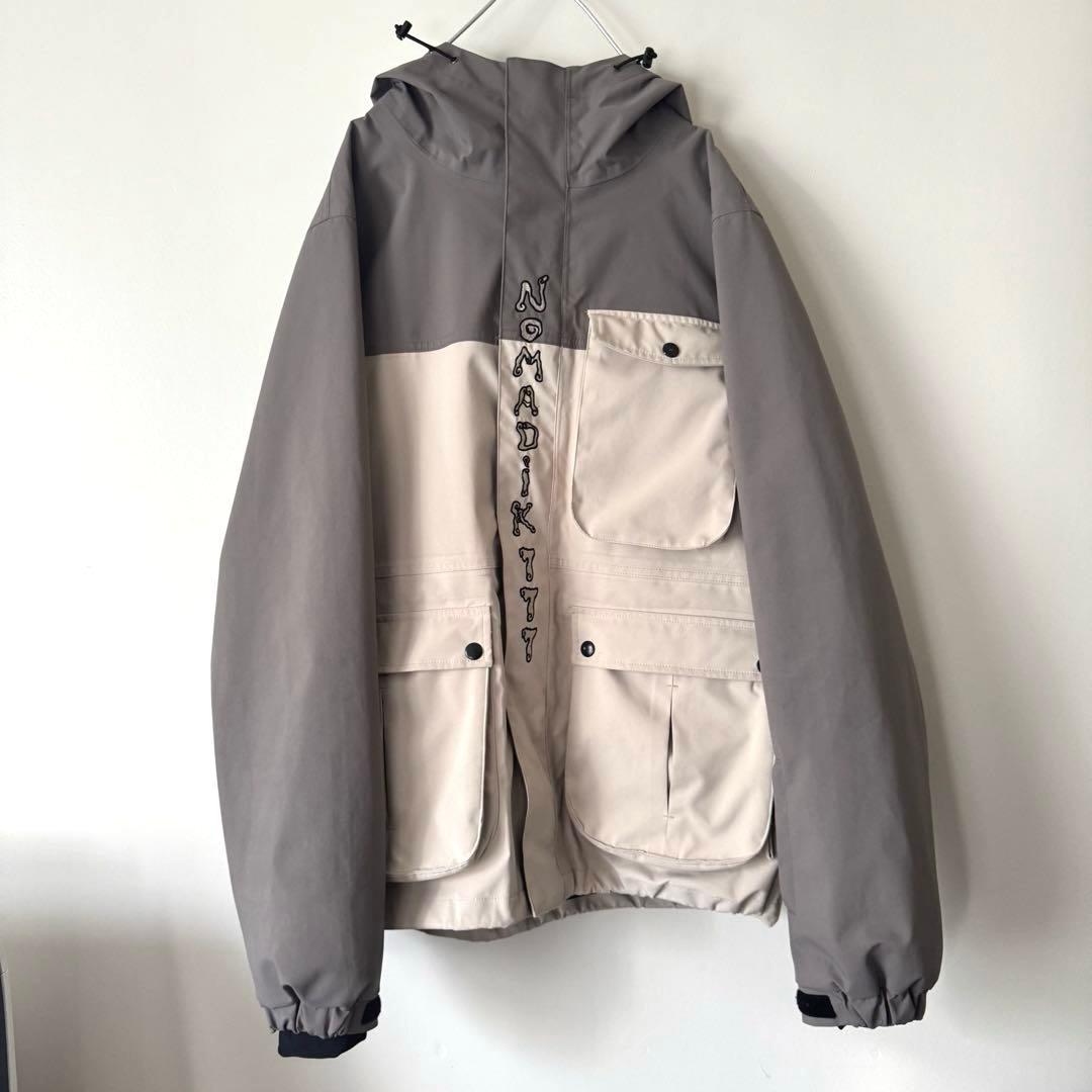 スノーボード NOMADIK 777 JACKET GrayBeige M KAZU24-25