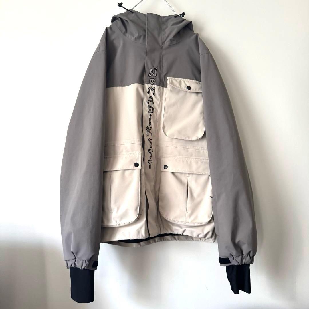 スノーボード NOMADIK 777 JACKET GrayBeige M KAZU24-25
