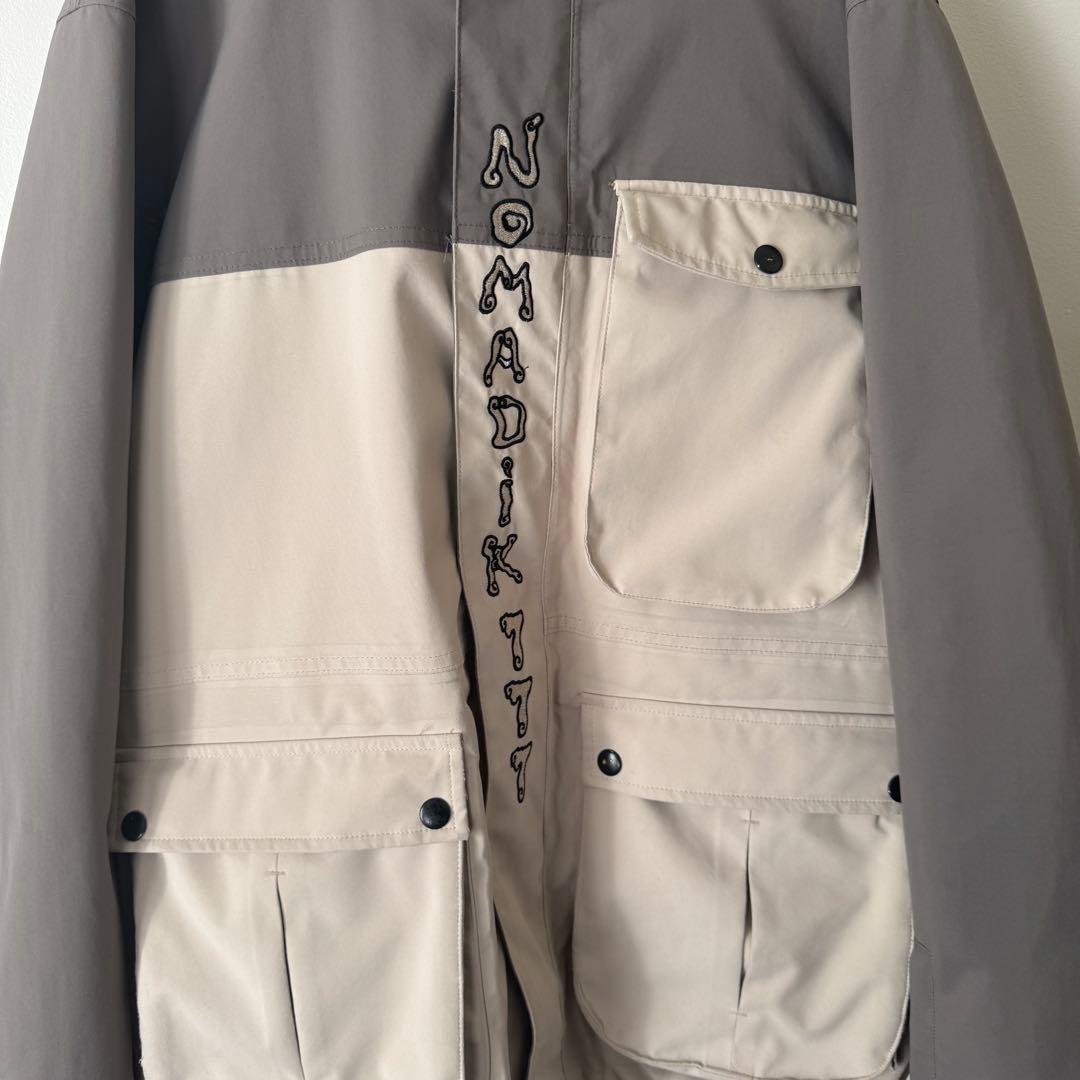 スノーボード NOMADIK 777 JACKET GrayBeige M KAZU24-25