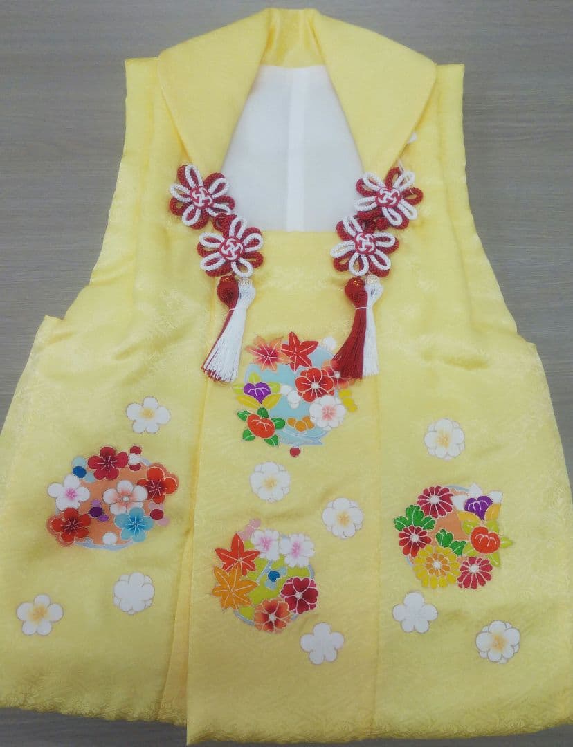 ★お値下げ★三歳お祝い着物 被布コート 京友禅