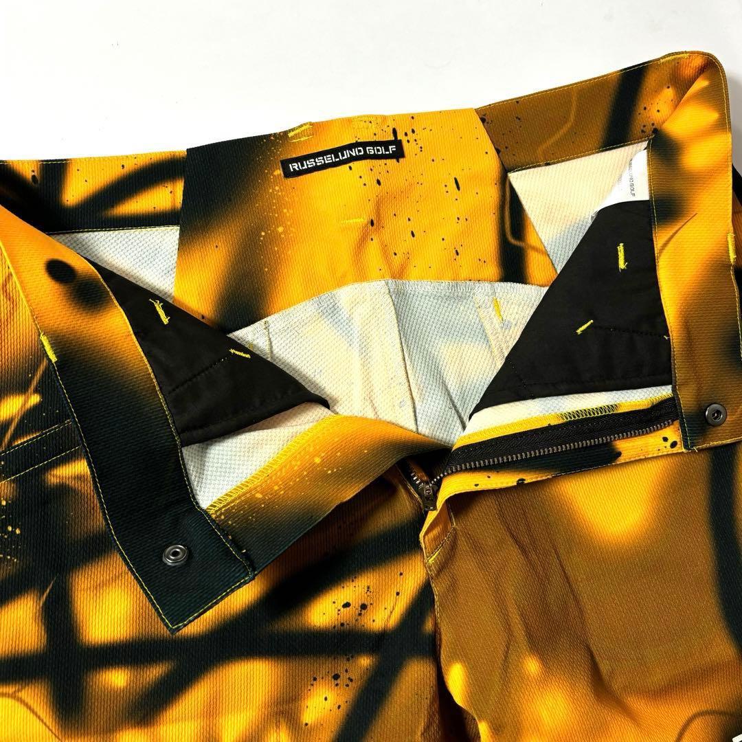 ラッセルノ ゴルフ ロゴプリント スプレー モックネック セットアップ M 4