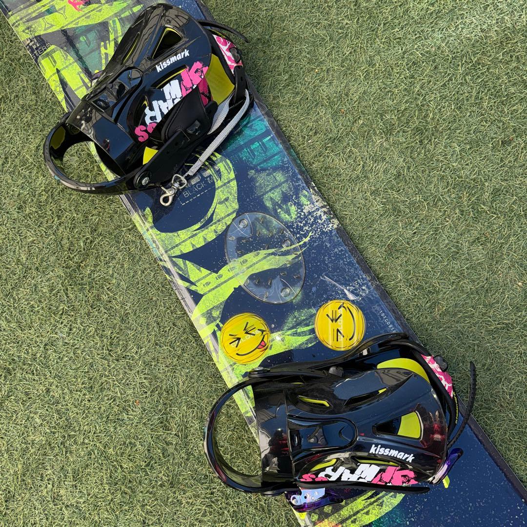 キスマークCITYCORAL 151 スノーボードセット RIDEバインディング