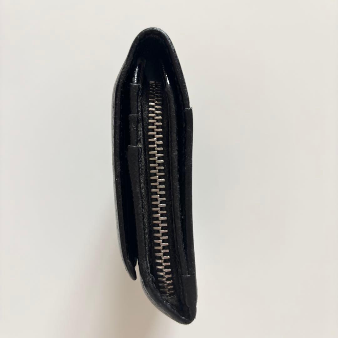 PRADA 二つ折り財布 コンパクトウォレット サフィアーノトライアングル 黒