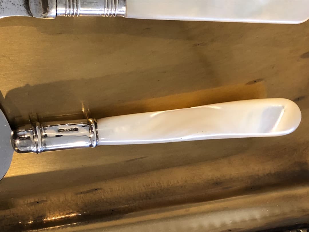 M11 ヴィンテージ フォーク ナイフ チーズサーバー スターリングシルバー