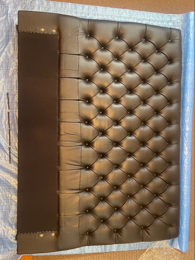 シモンズベッド GROSEILLE グロゼーユ 本革張り　ベッドボード