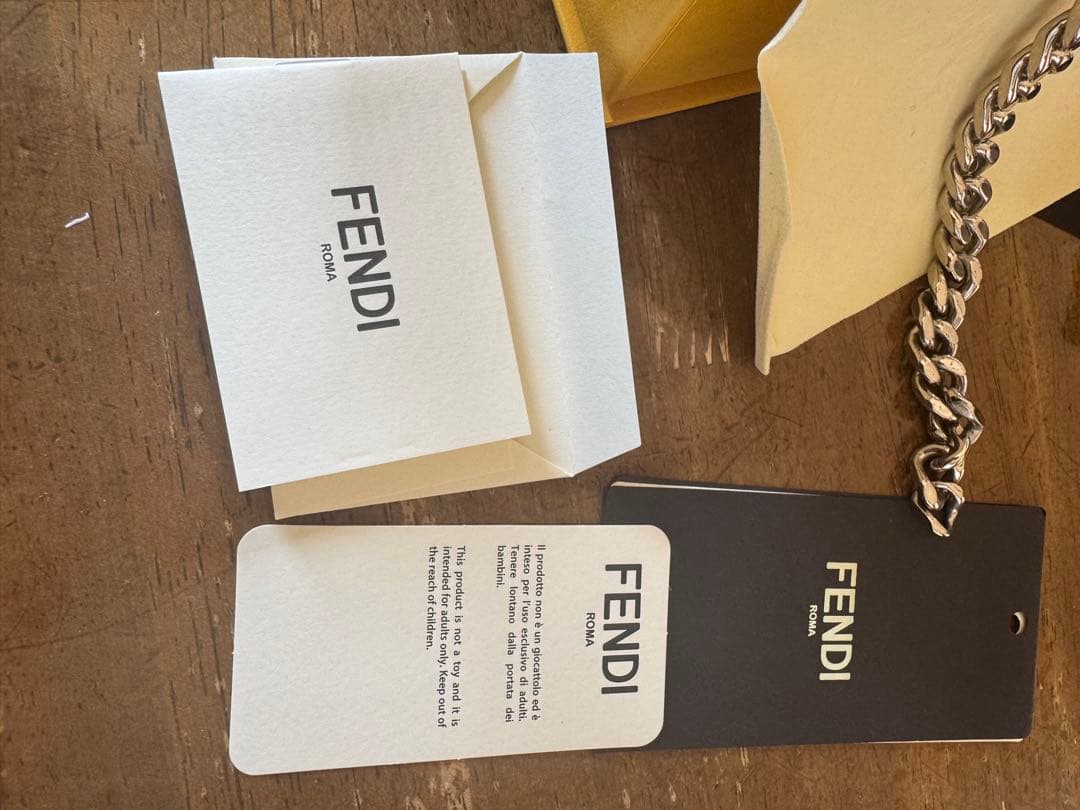 FENDI チェーンネックレス シルバー
