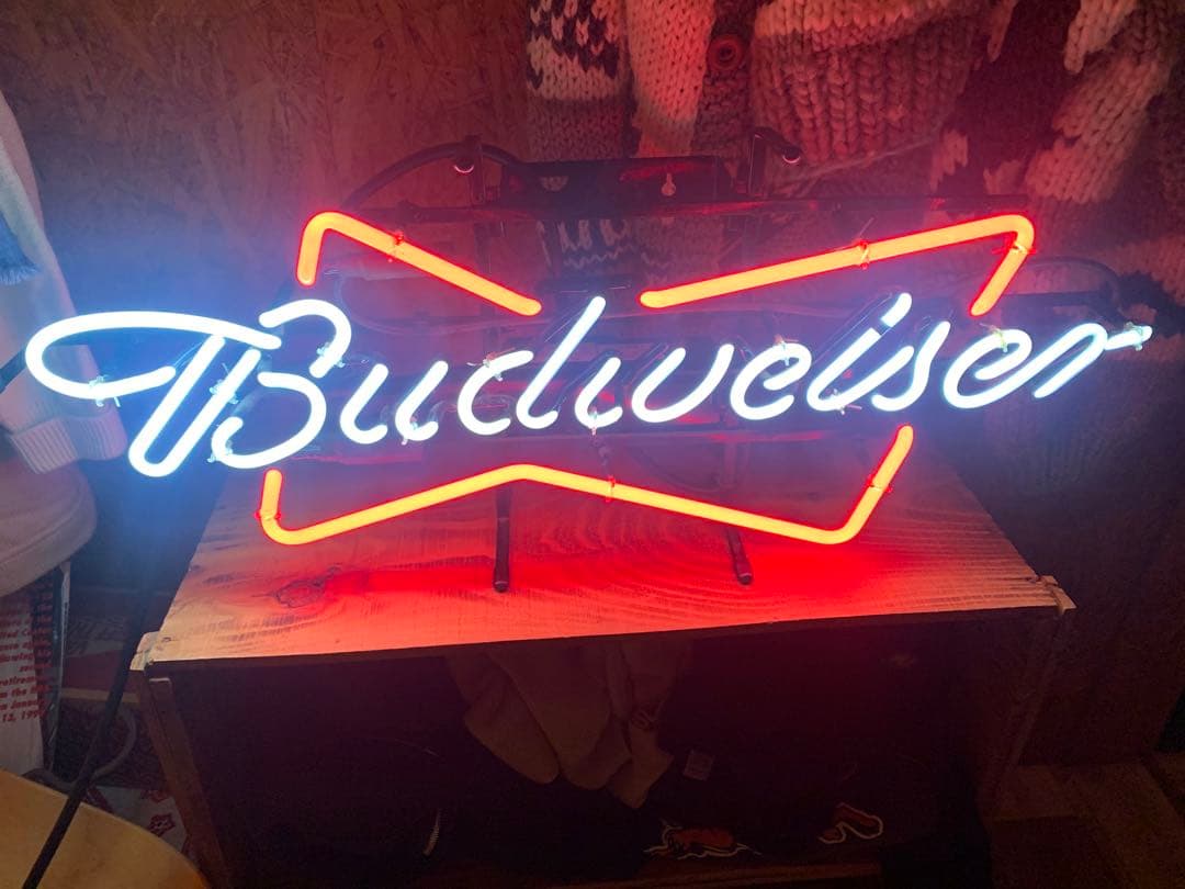 【77⭐︎さん専用】Budweiser ネオン看板