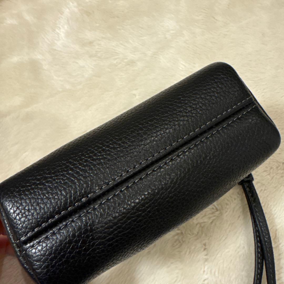 美品coach レキシー　デザイン 黒 ケース　コーチ恐竜