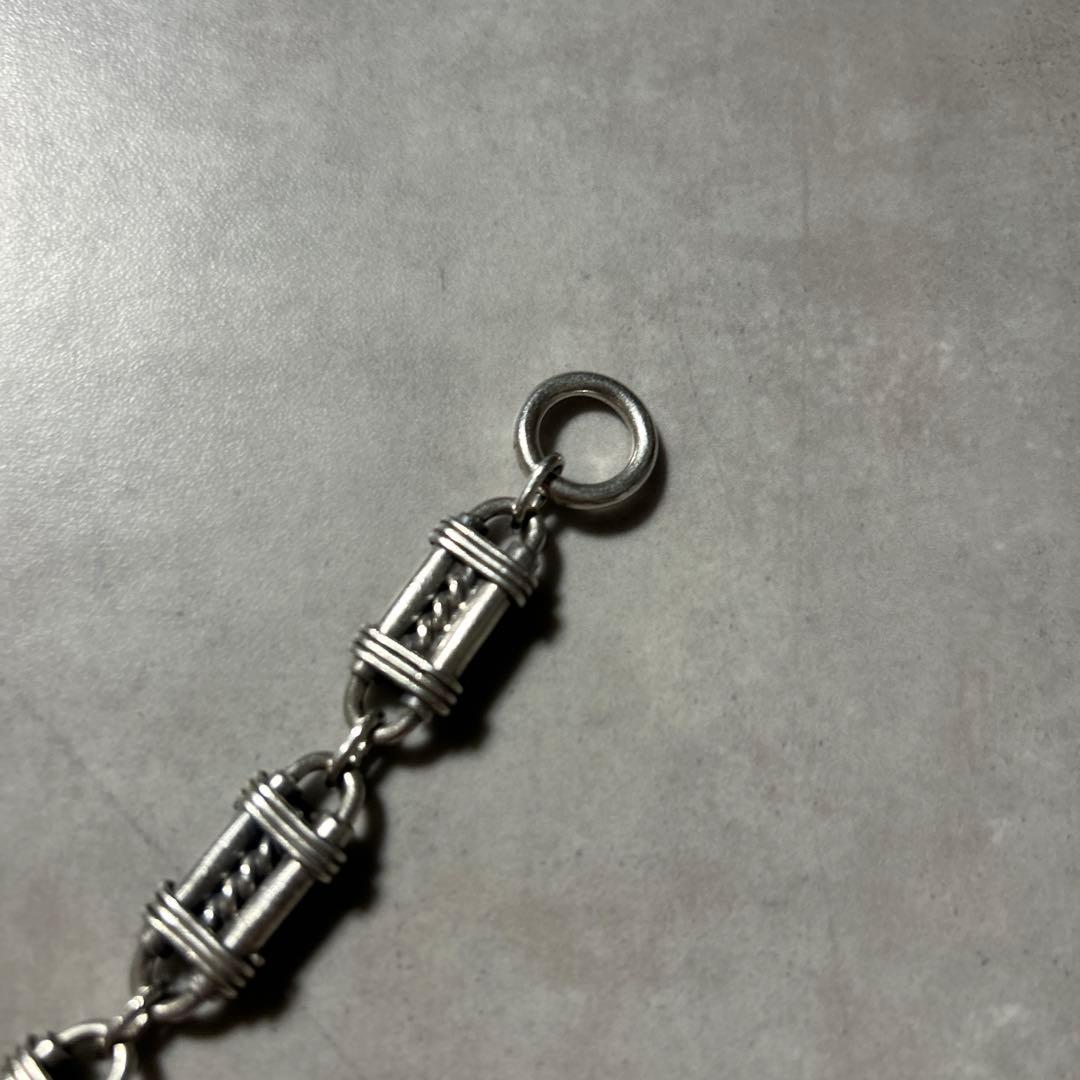 【NA】ヴィンテージ メキシコ製 ブレスレット シルバー925シェーヌダンクル型