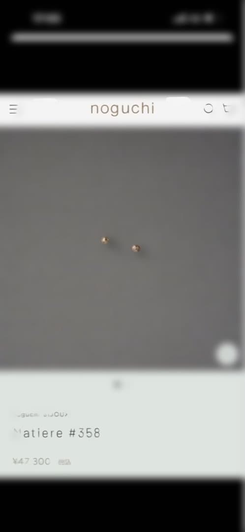 ノグチ　小さめピアス