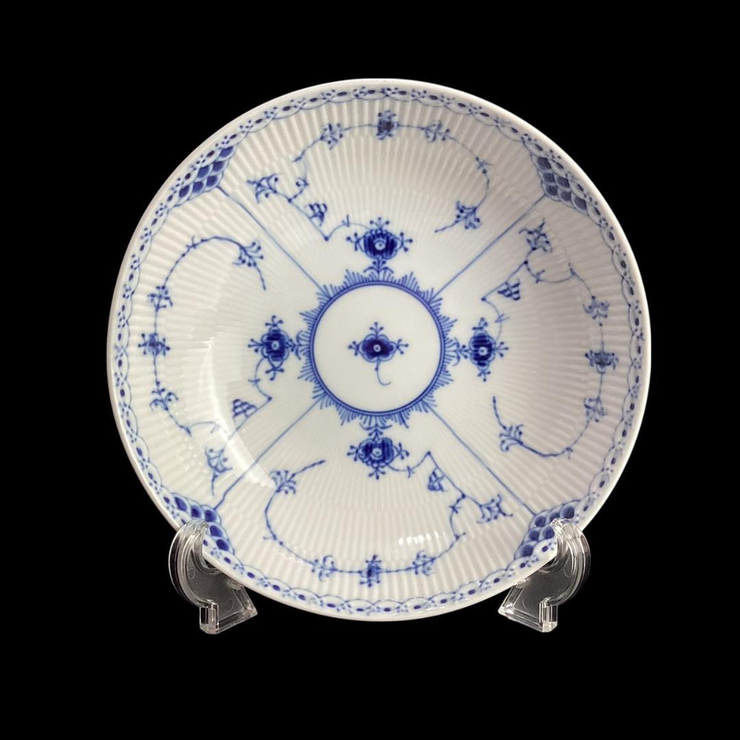 定価3.8万 ロイヤルコペンハーゲン ボウル 21.5cm ハーフレース