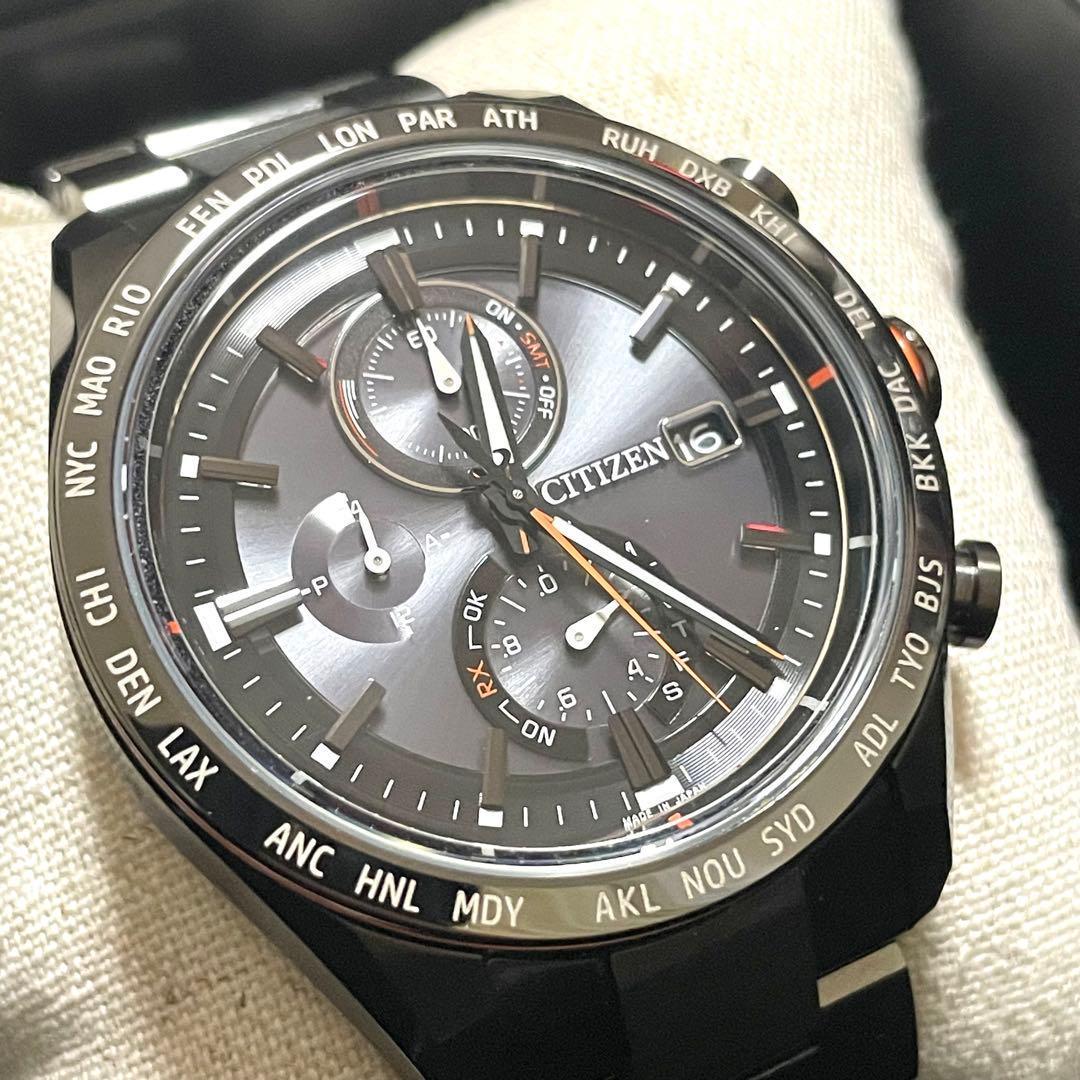 ✨極美品✨CITIZEN ATTESA アテッサ アクトライン ブラックチタン