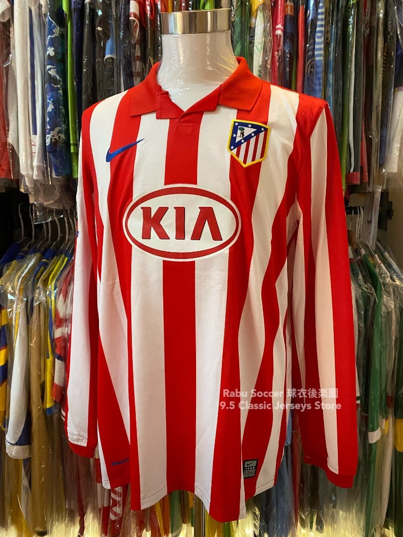 アトレティコマドリード 09/10 ホーム ユニフォーム 長袖