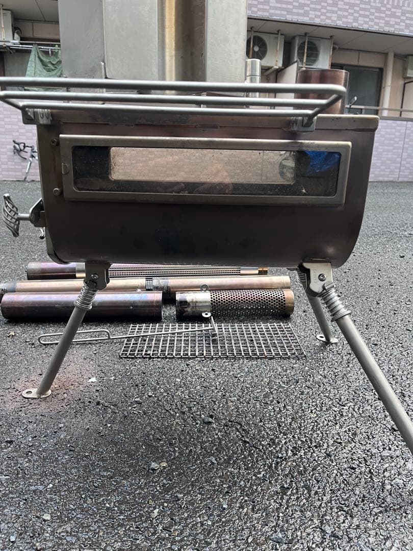 テンマクデザイン ウッドストーブ サイドヴューＭサイズ