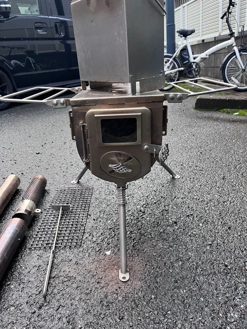 テンマクデザイン ウッドストーブ サイドヴューＭサイズ