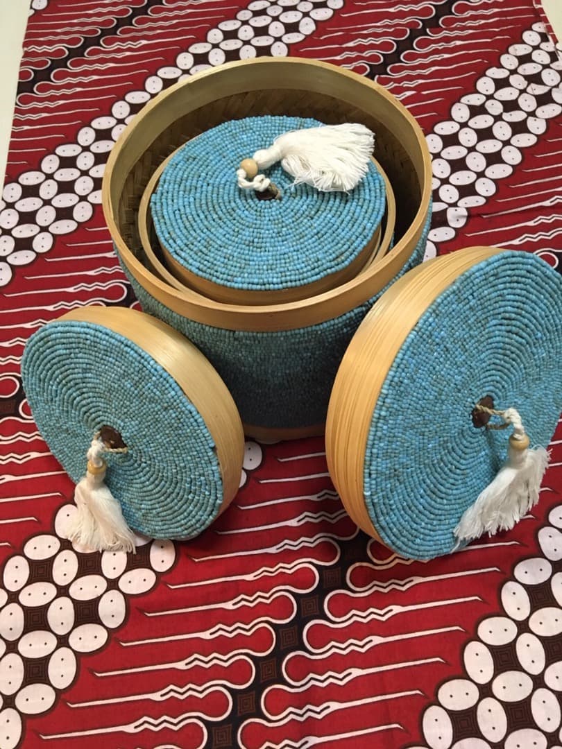 Fromバリ　バンブービーズバスケット3点セット