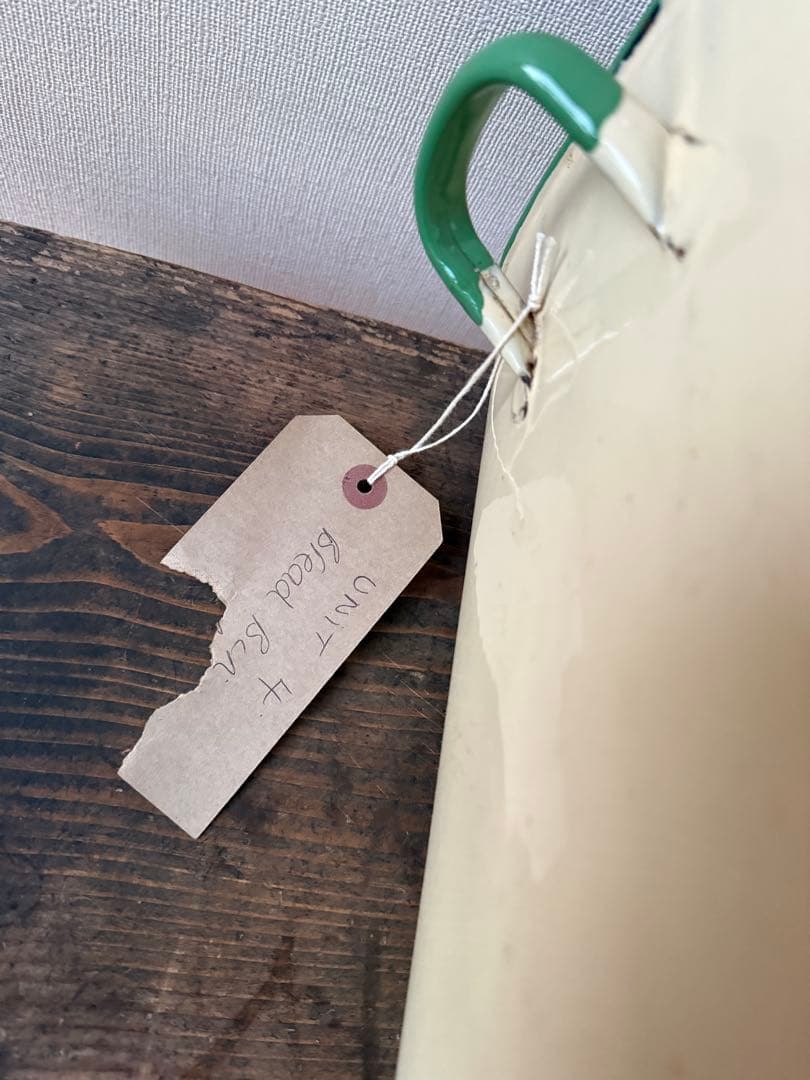 古道具　ブレット缶 ホーロー　錆び